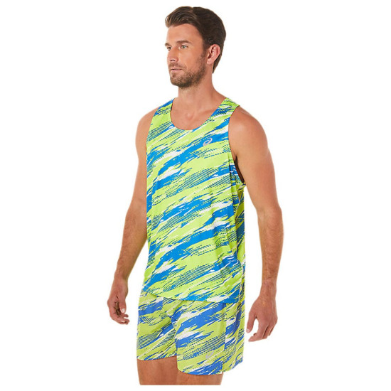 Asics Ανδρική αμάνικη μπλούζα Color Injection Singlet